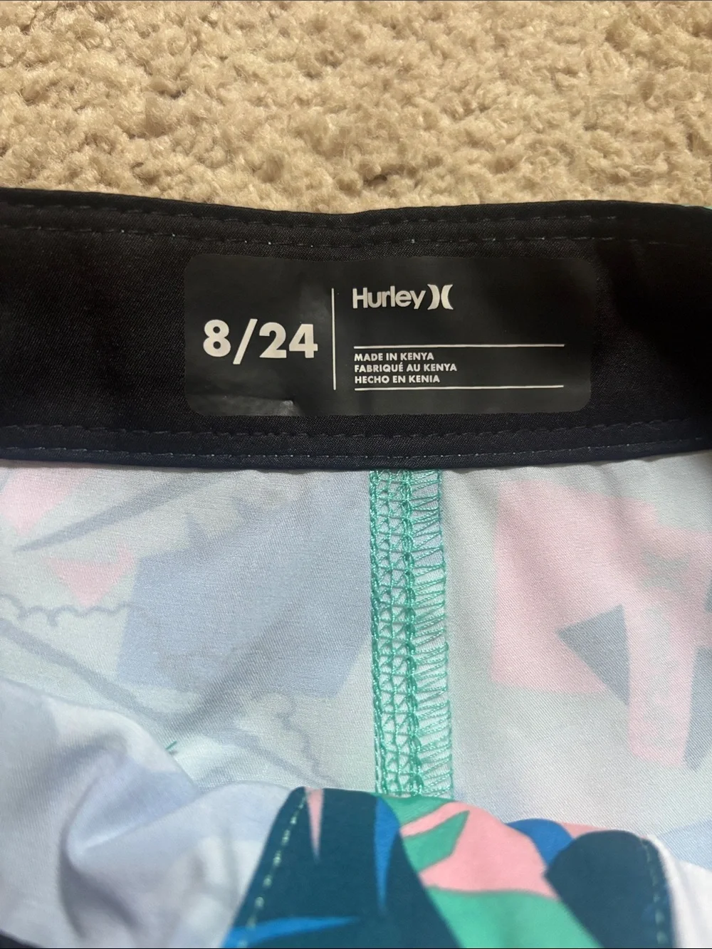 Hurley Boys size 8 Swim Trunks